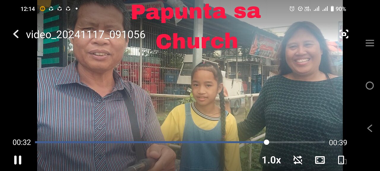 papunta sa Church