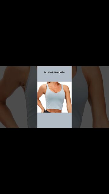 Women’s Longline Sports Bra #shorts #womenbra #sportsbra #fashion #amazonmusthave