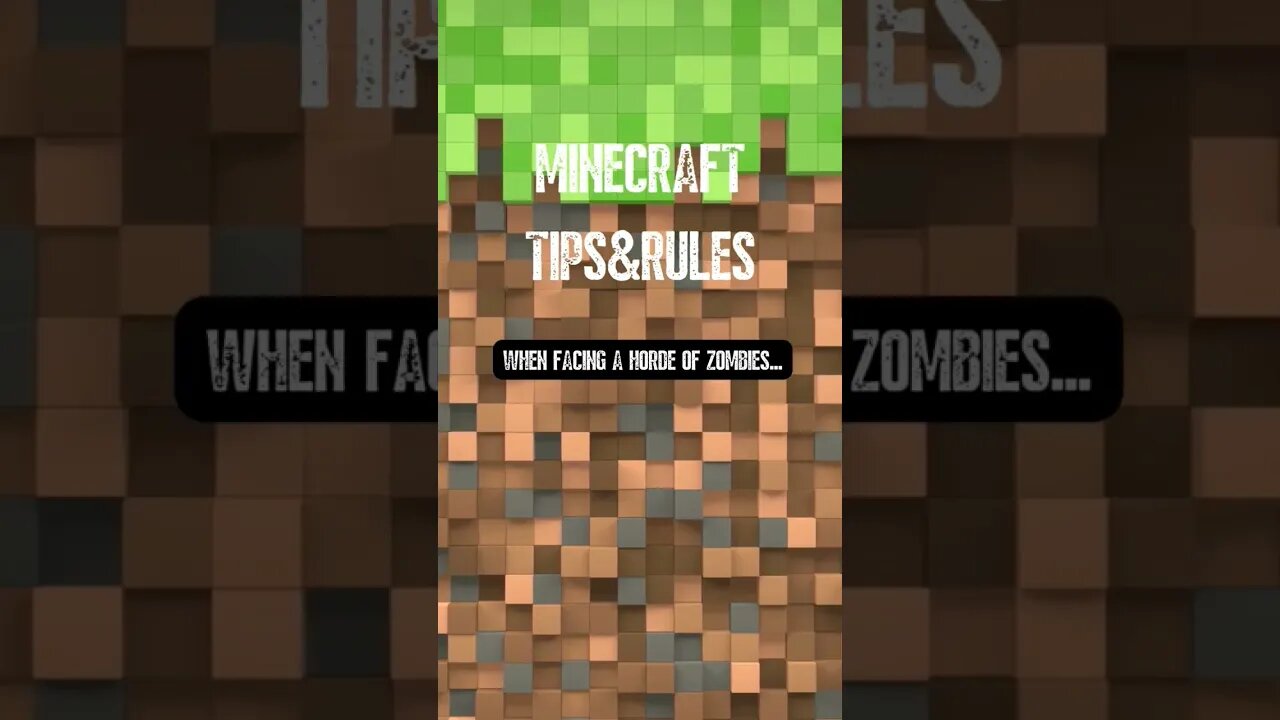 Minecraft Tips and Rules | EP 28 | #minecraft #shortvideo #facts #shorts