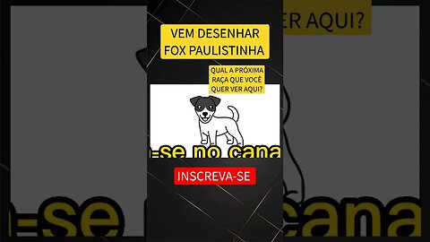 COMO DESENHAR FOX PAULISTINHA FÁCIL #desenho #shorts #desenhofacil #desenholivre