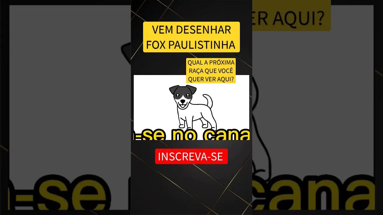 COMO DESENHAR FOX PAULISTINHA FÁCIL #desenho #shorts #desenhofacil #desenholivre