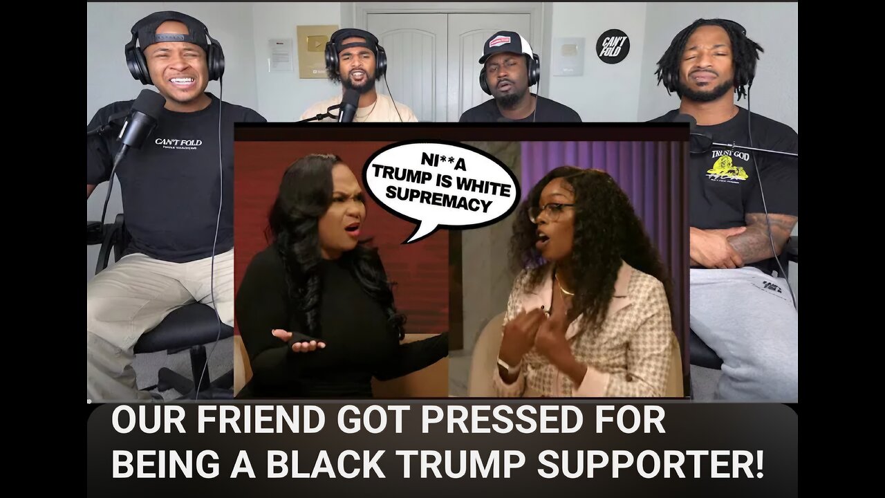 OUR FRIEND GOT PRESSED FOR BEING A BLACK TRUMP SUPPORTER!