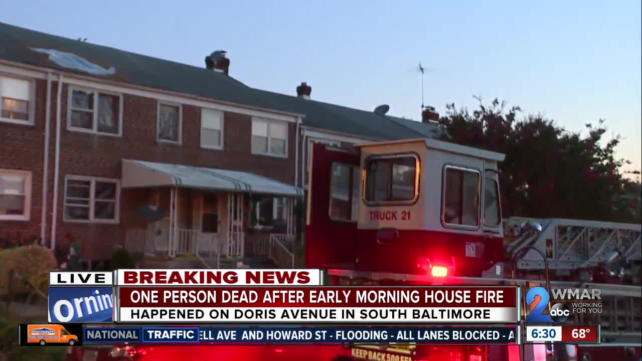 Body discovered in South Baltimore house fire