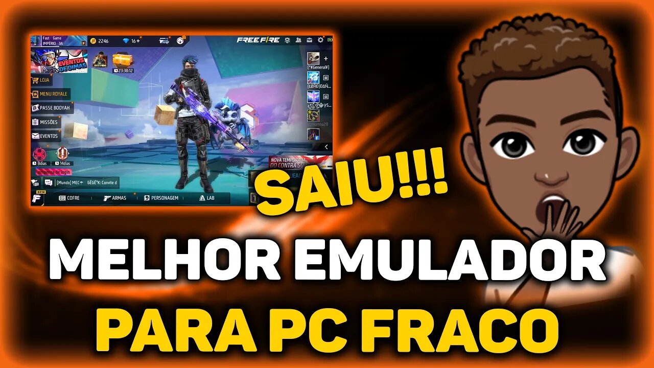 Saiu!!! O Melhor Emulador para PC Fraco