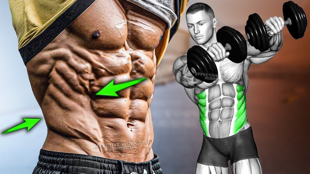 Obliques V-cut Abs Workout (5 Effective Workout)