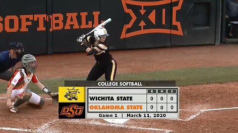 2020 Softball - WICH State @ OK State (Game 1)