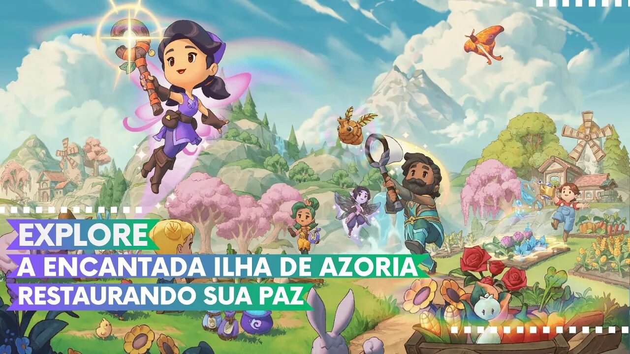 Fae Farm - Desenvolva seus Feitiços Especiais para Restaurar a Paz na Ilha encantada de Azoria