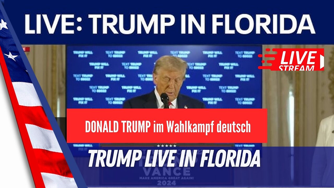 LIVE Trump Pressekonferenz in Florida