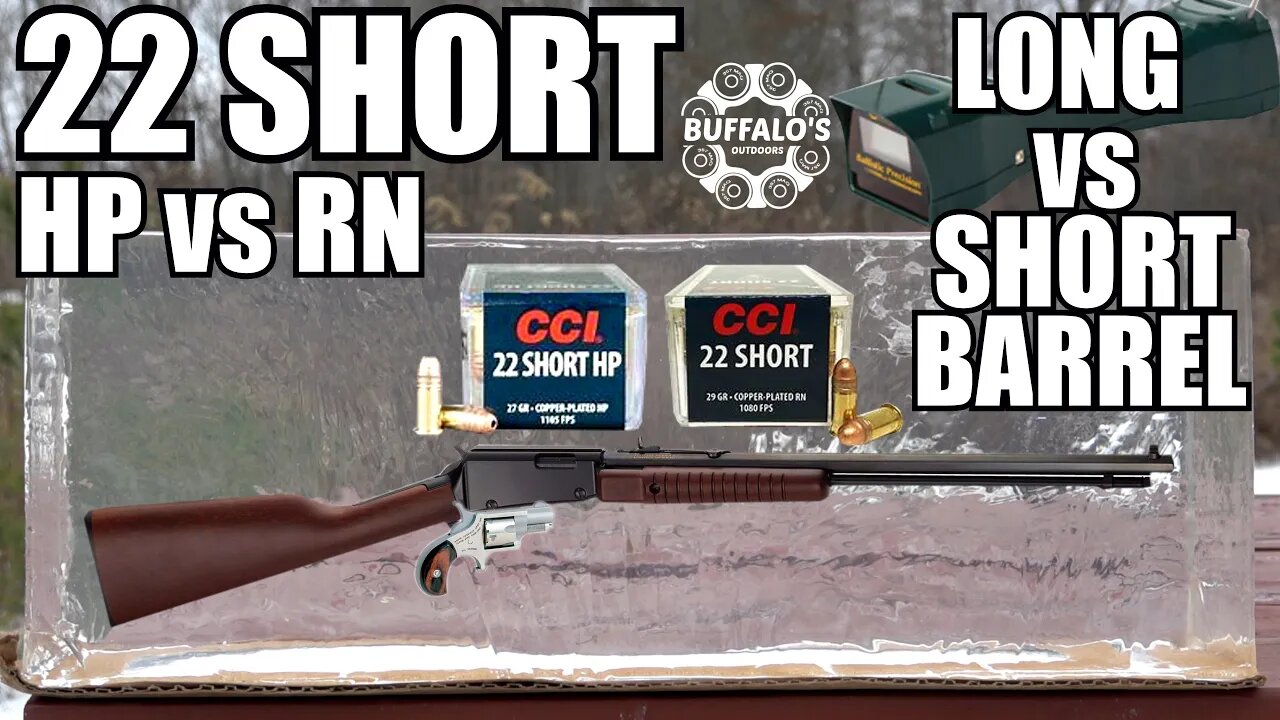 22 SHORT - BALLISTIC GEL - LONG BARREL & SHORT BARREL