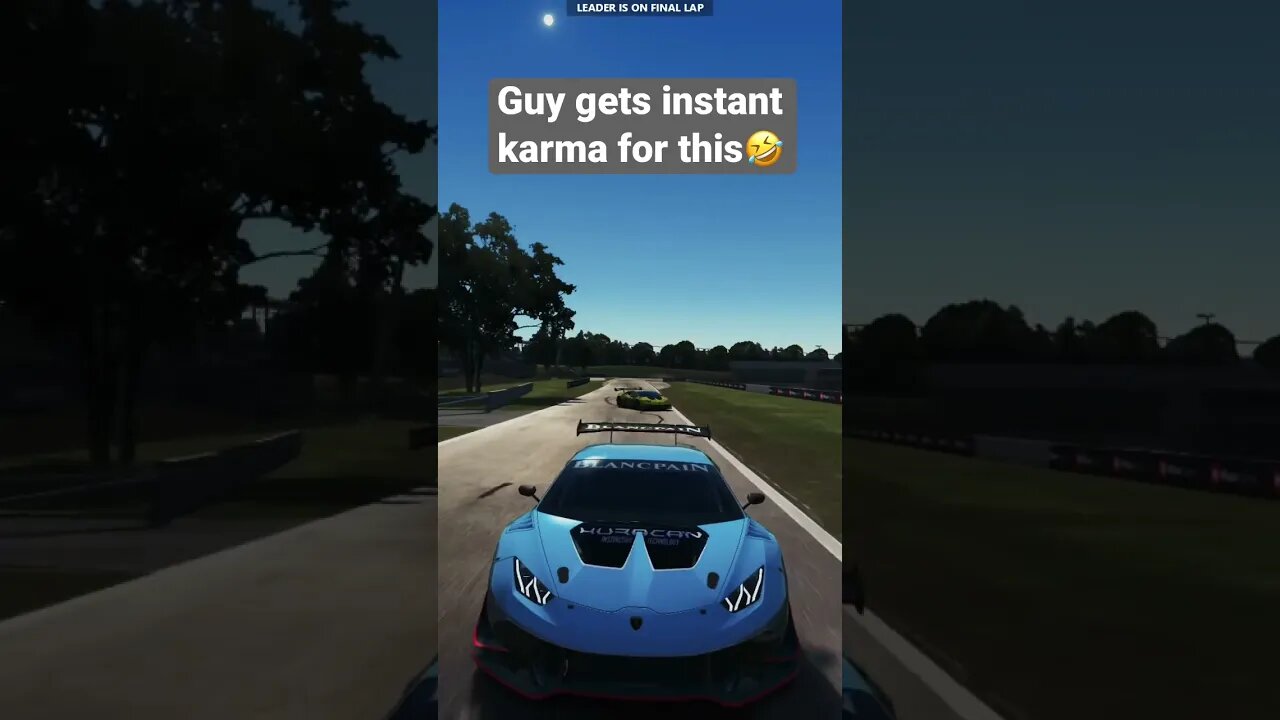 Dirty Racer Gets Instant Karma For This Move! | #shorts #assettocorsa #simracing #forzahorizon5 #f1