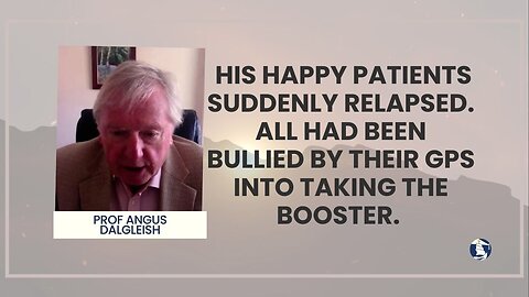 His happy patients suddenly relapsed. All had been bullied by their GPs into taking the booster.