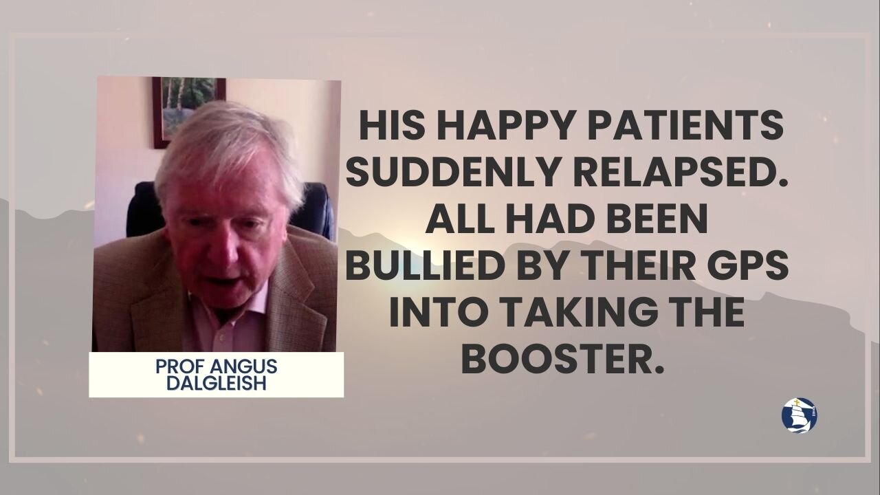His happy patients suddenly relapsed. All had been bullied by their GPs into taking the booster.