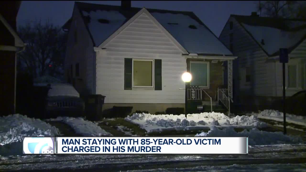 Man staying with 85-year-old victim charged in his murder