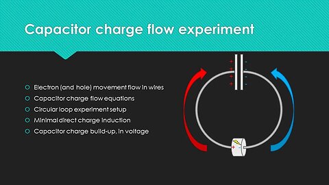 Capacitor Charge Flow Experiment