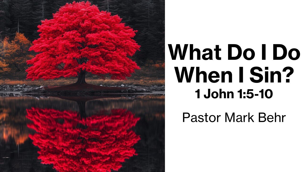 “What Do I Do When I Sin?” by Pastor Mark Behr