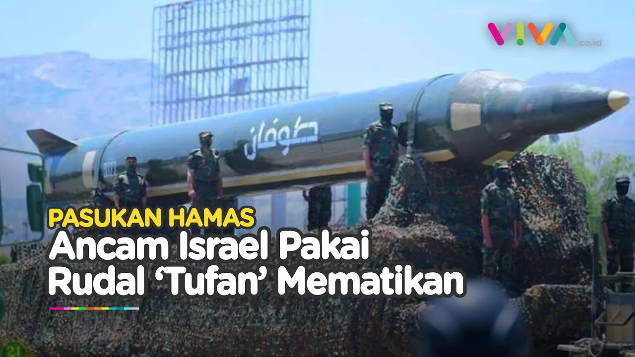 Perang Roket Siang dan Malam, Hamas Punya 'Tufan' Buat Habisi Israel