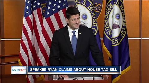 Fact-checking Paul Ryan's tax bill claims