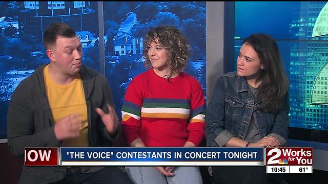 Voice contestants interview