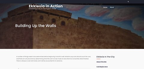 009 - Building Up The Walls