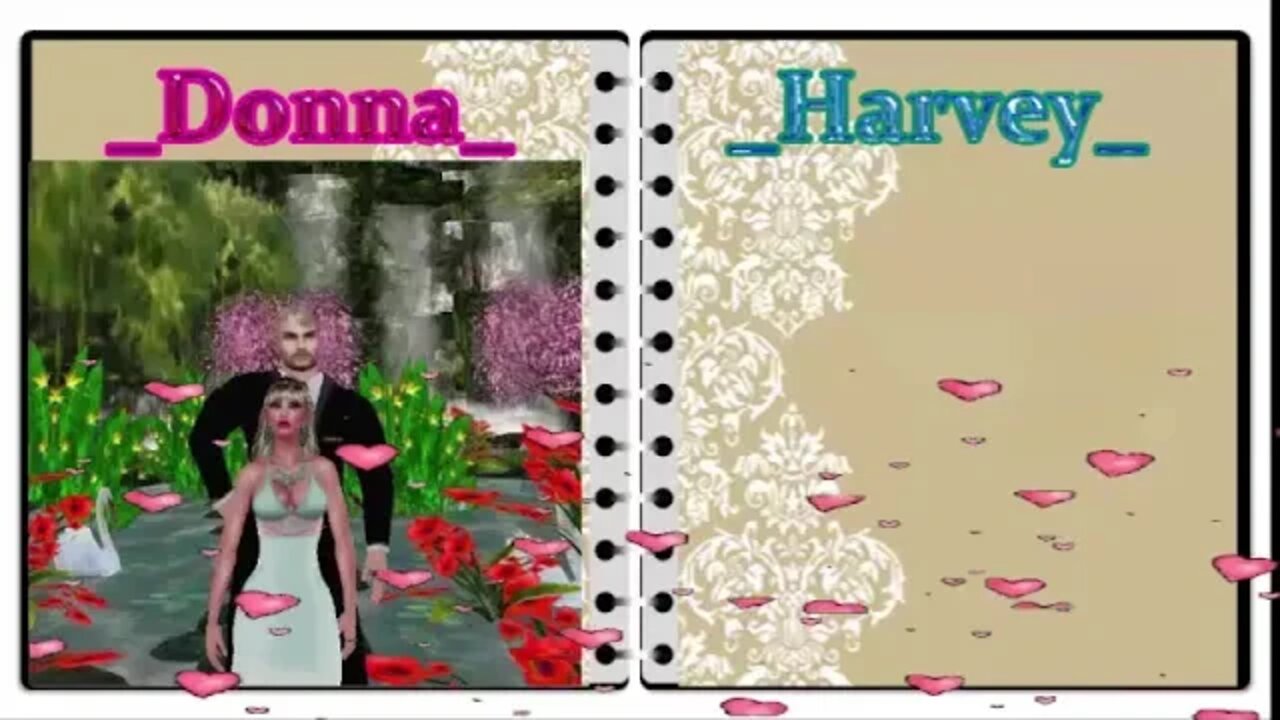 convite de Harvey e Donna casamento devagar