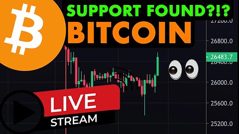 #BITCOIN 🚨 LIVE | SUPPORT HIT?!?!