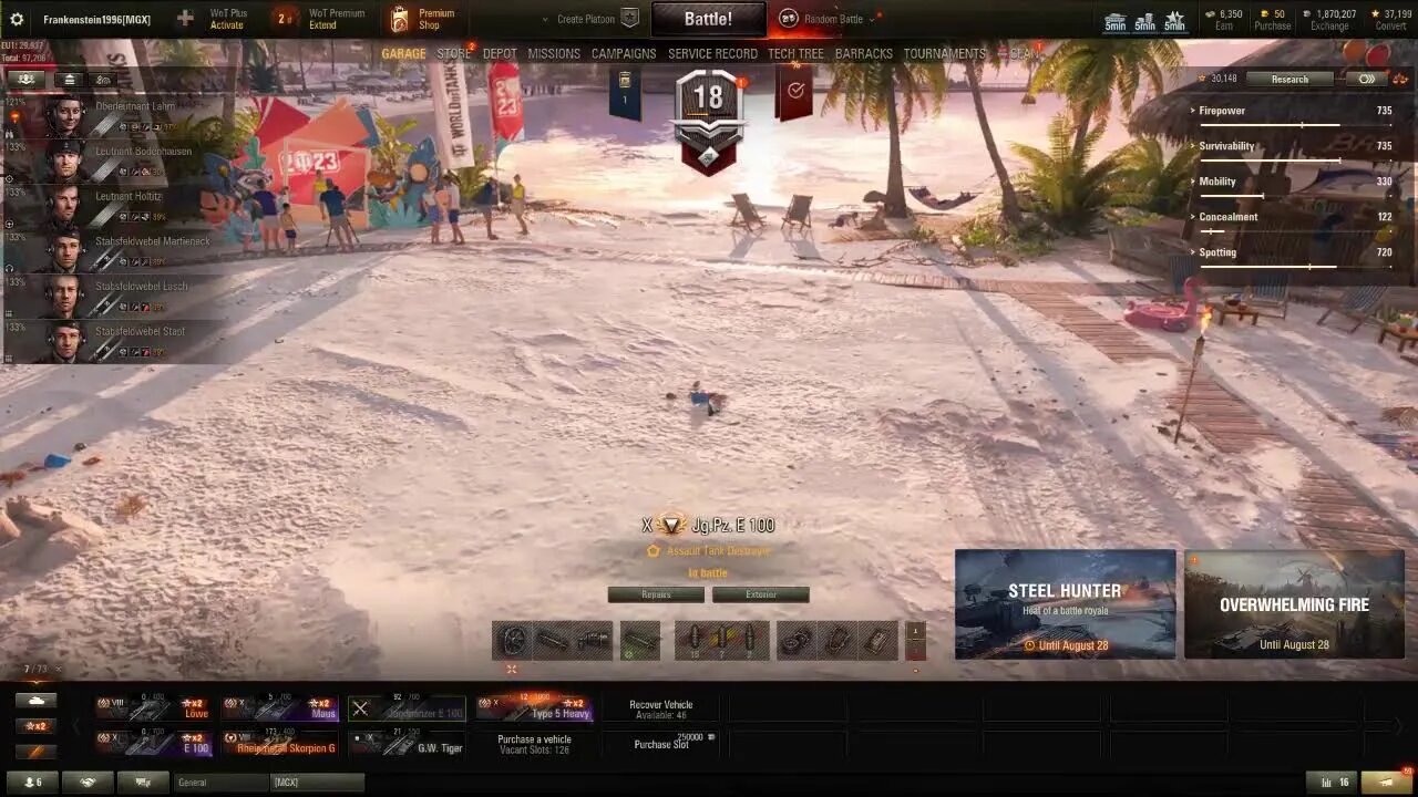 World of Tanks with Frankenstein96 on KICK.COM