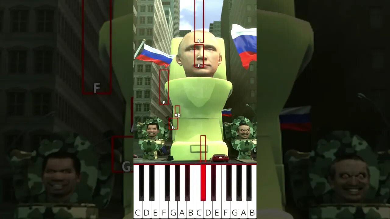 Russia (my heart is cold) - Octave Piano Tutorial