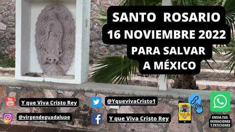 ROSARIO PARA SALVAR A MÉXICO: VIVA CRISTO REY #Rosario #rosariohoy #ROSARIO #vivacristorey #iglesia