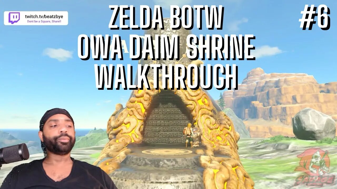 OWA DAIM SHRINE WALKTHROUGH THE GREAT PLATEAU ZELDA BREATH OF THE WILD