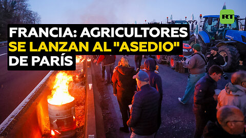 Agricultores franceses se lanzan al "asedio" de París