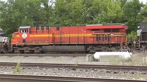 Norfolk Southern Heritage unit On NS 22X Intermodal Train from Berea, Ohio July 8, 2023