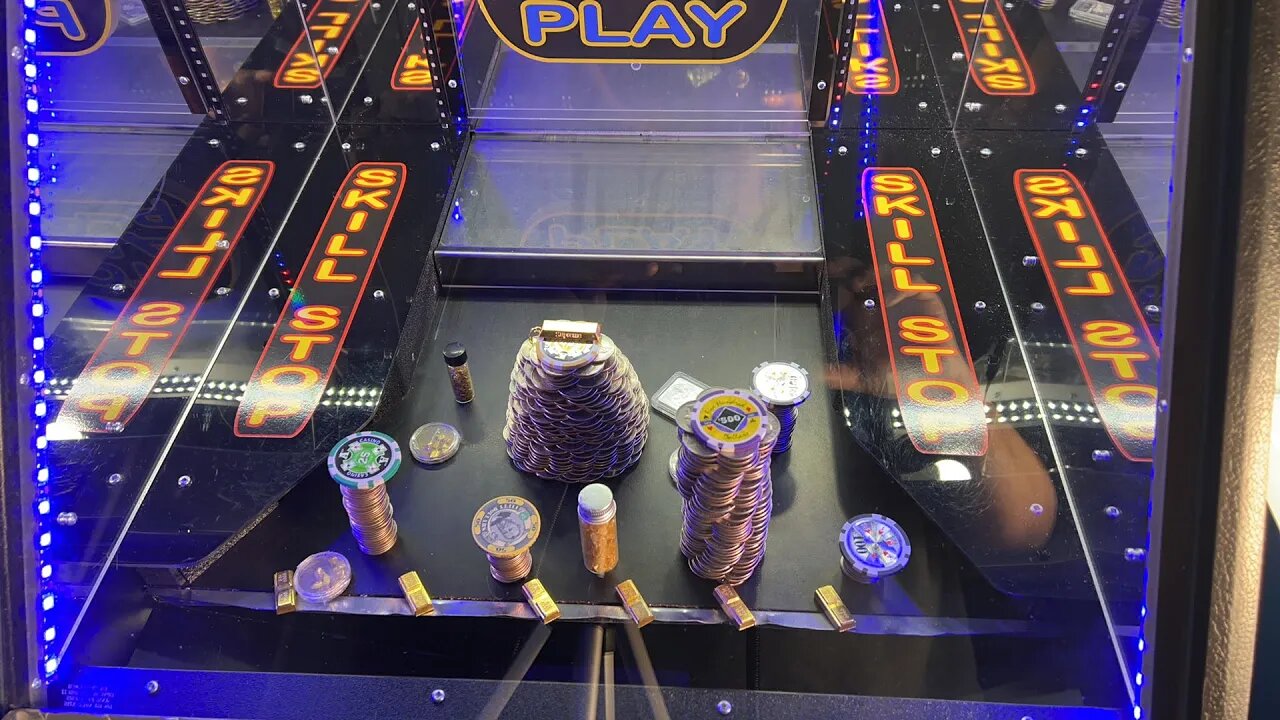 Hardest Setup Ever! Can I Win $1,000 Chip? Coin Pusher Live| Joshua Bartley