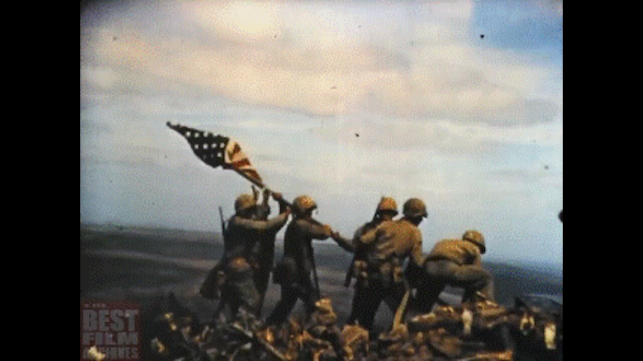 Battle of Iwo Jima WW2 in Color USMC Documentary _ 1945