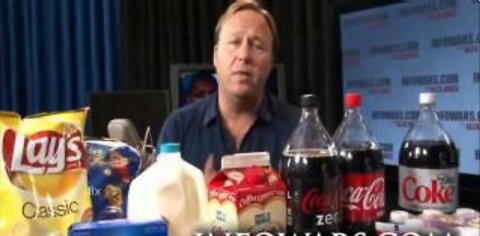 ESTERILIZAÇÃO DAS PESSOAS ATRAVÉS DE ALIMENTOS - ALEX JONES em 2011