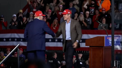 'Get This Guy Elected': Trump Invites GOP Candidate, Eric Hovde, Onto Stage During Campaign Rally