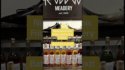Follow for a new batch every Friday! #mead