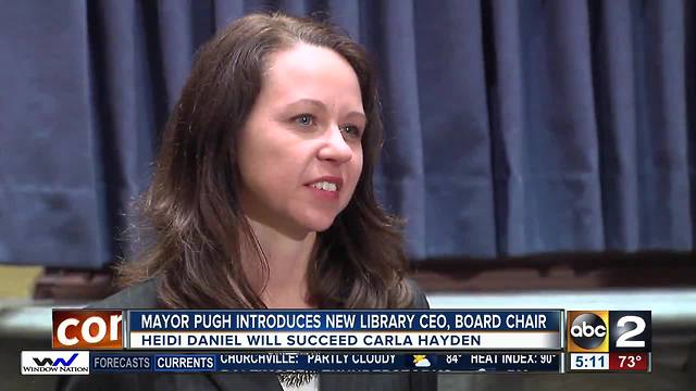 Mayor Pugh introduces new library CEO