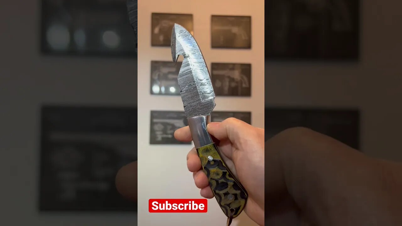 Eugene Knives Handcrafted Damascus Knife (Wanenmacher Fall 2022 - 1 of 2)