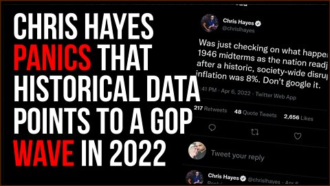 Chris Hayes PANICS Over Historical Data Suggesting Republicans Will SWEEP To Massive Midterm Victory