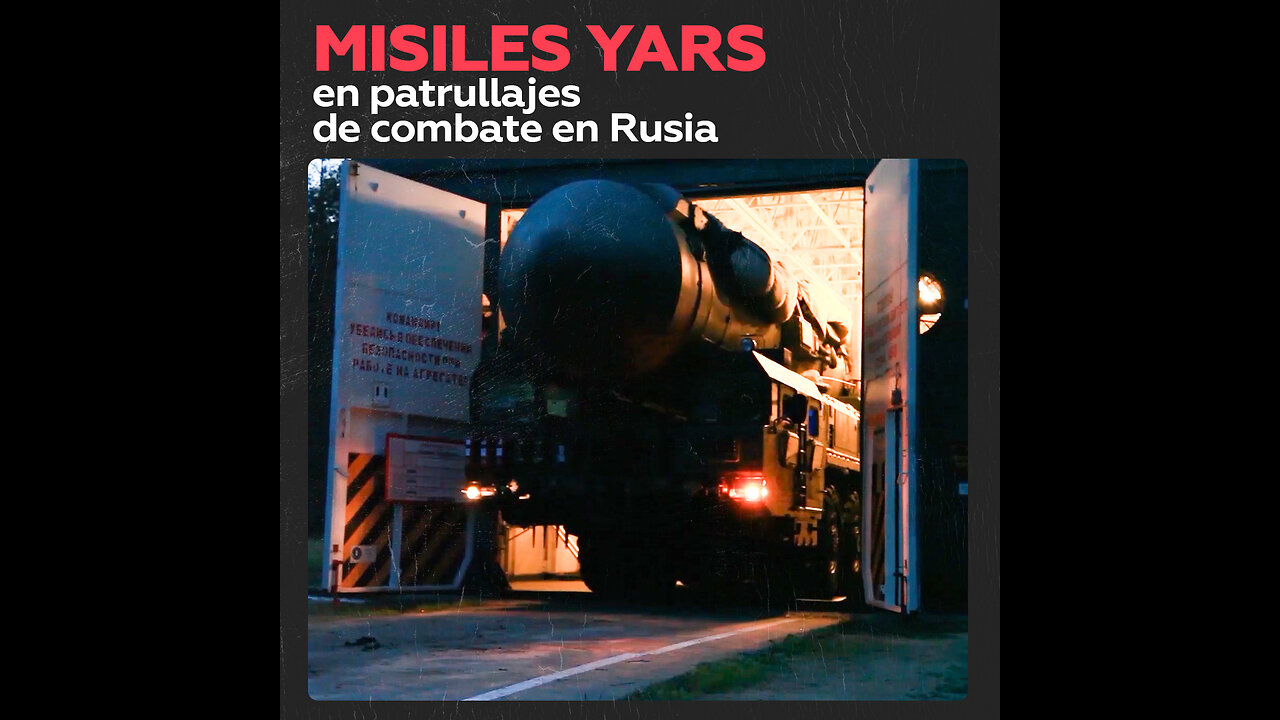 Misiles estratégicos Yars realizan patrullajes de combate en Rusia