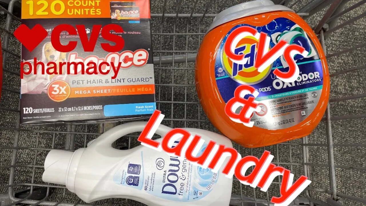 CVS & Laundry Deal #couponingwithdee #cvs #cvshaul #laundry