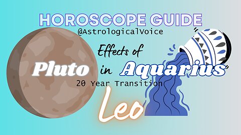 LEO: Effects of Pluto in Aquarius (November 19, 2024)