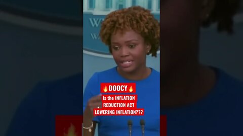 🔥Doocy🔥 calling out Karine on inflation reduction act