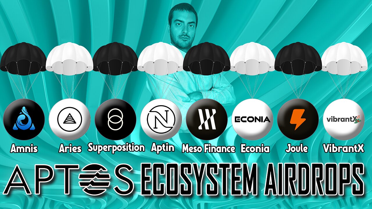 Aptos & Ecosystem Airdrops!! 10 #airdrops in 1 Video!!! #crypto #airdrop #aptos