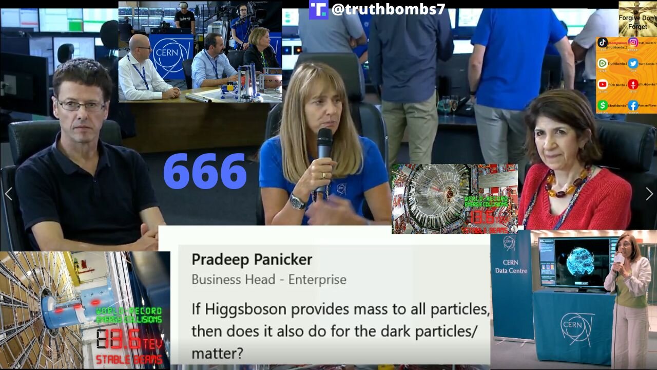 7/5/2022 LIVE CERN (LHC)Activation Q&A "Dark Matter Data Portal", "Satan's Great Deception Data"