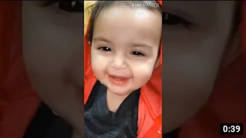 Cute Baby Saying papa Baby calling papa