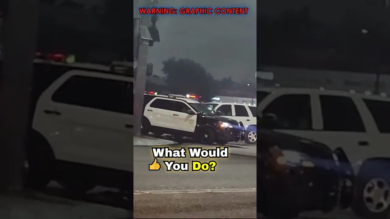 🚨 Intense Showdown: SUV Rams Sheriff's Deputy's Cruiser! 😱