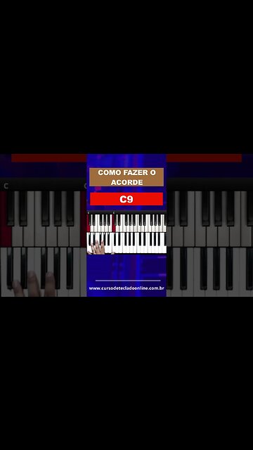 Como fazer o acorde de C9 no Teclado
