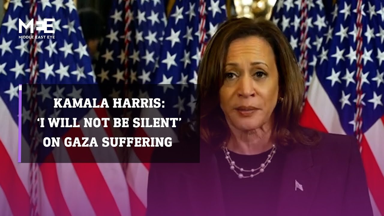 US Vice President Kamala Harris says, ‘I will not be silent’ in face of Gaza suffering|News Empire ✅