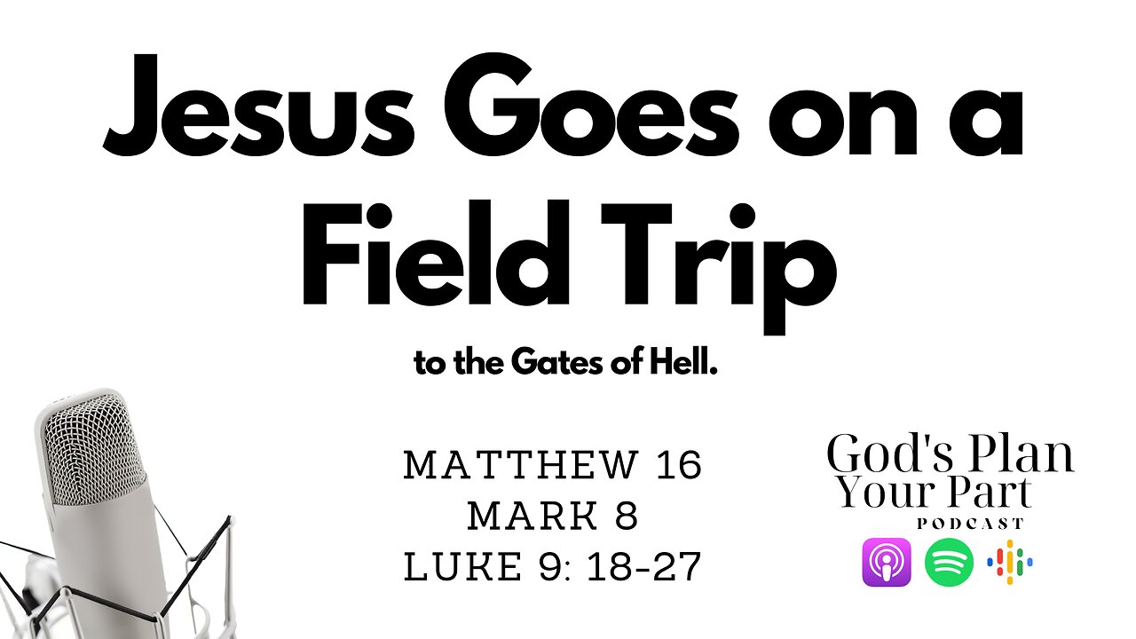 Matthew 16, Mark 8, Luke 9: 18-27 | Jesus’ Identity, Teachings, Miracles, The Call to Self-Denial